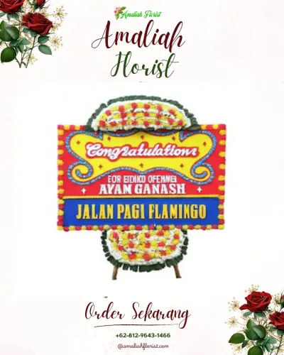 Bunga Papan Congratulation di 26 Ilir D. I